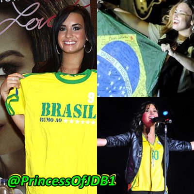 PrincessOfJDB1's tweet photo. BRAZIL LOVES DEMI........ Vem sua linda  @ddlovato https://t.co/7Tdhhl3zuB