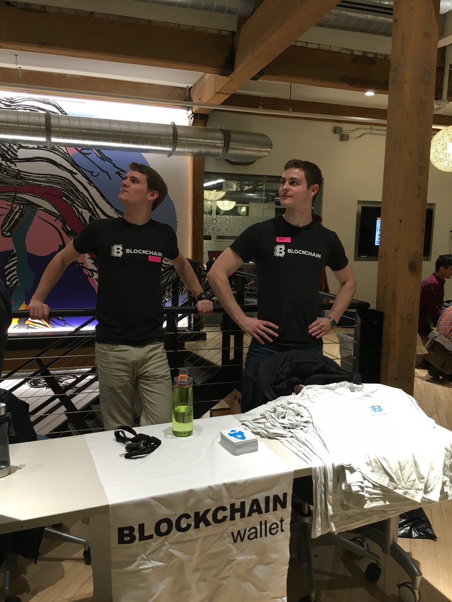 blockchain's tweet photo. Our hackathon dream team @KMHouk & @j_tormey had a blast mentoring at #IDHack2016. Winners to be announced soon! https://t.co/0ixdhHwoiZ