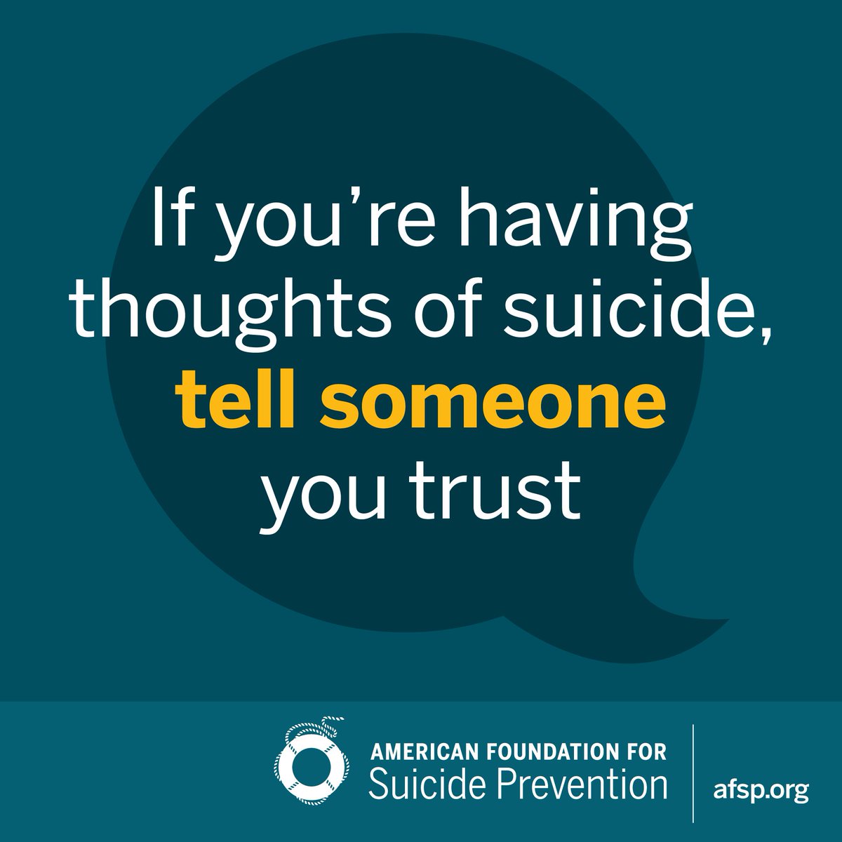 afspnational's tweet image. RT to help us create a culture that’s smart about #mentalhealth. #StopSuicide
