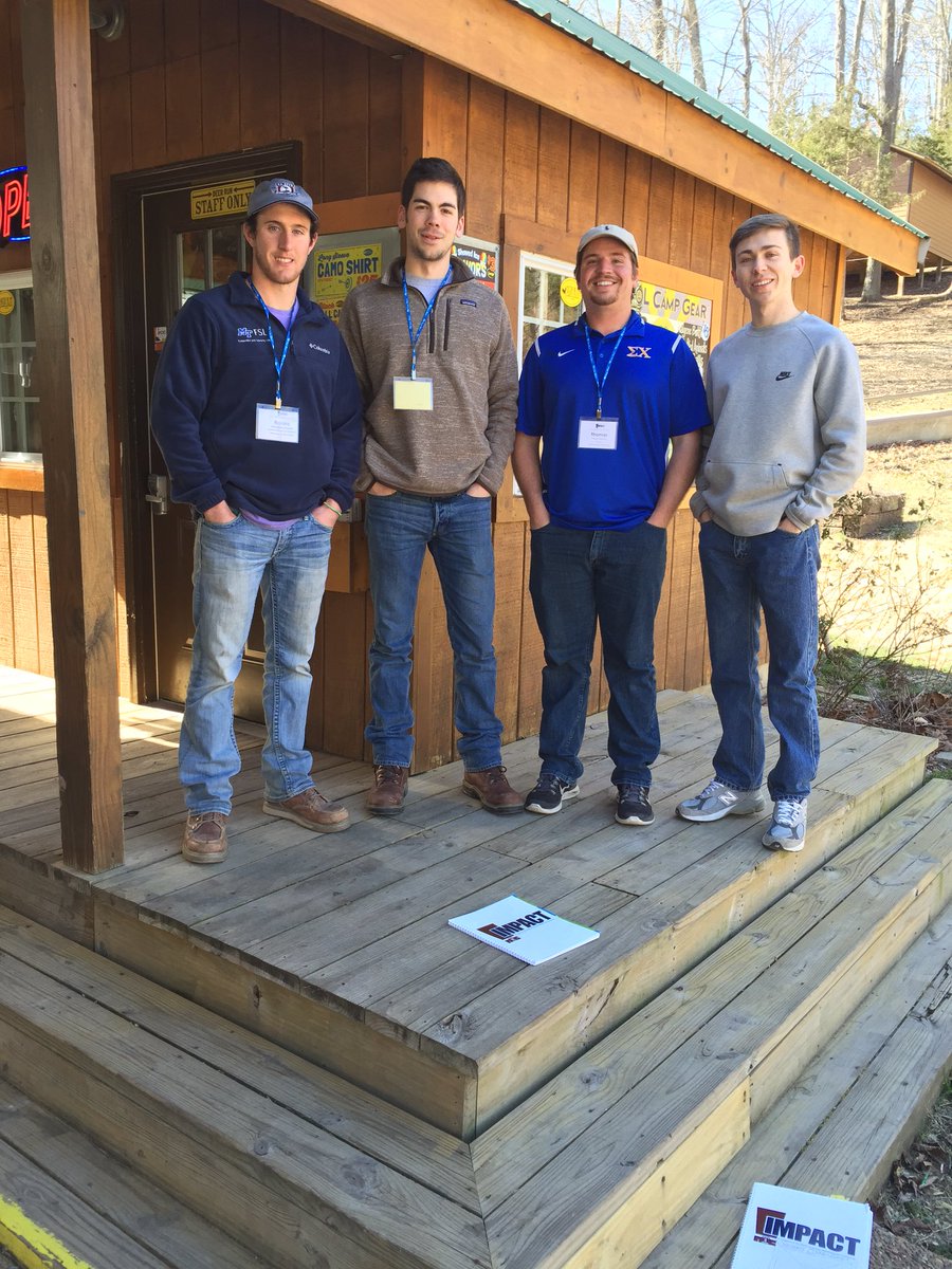 MTSigs's tweet photo. Our boys leading the way at the  #MTSUIMPACT Retreat! #TrueBlueMove #SigmaChiDoes https://t.co/VoBTuFILXW