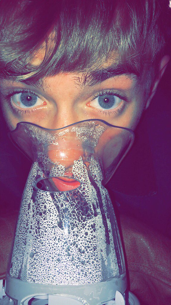 I have a crazy throat routine cuz I'm so sick rn. Step 1: 15 min in the steamer 😂 Add me on Blend! --> JackJohnson2