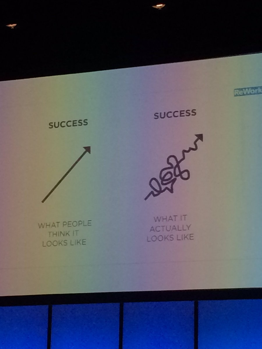 ConnieJohnroy's tweet photo. Sometimes not having a plan can be your plan. Why? Because success is not a linear path #apte2016 https://t.co/UXyxC0SaT0
