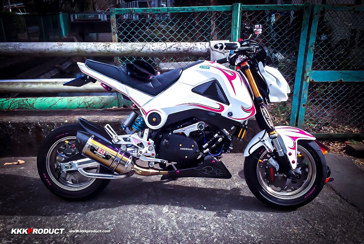 Kkkproduct A Twitter Honda Grom Z1000顔に仕上がっています エンジンは 0ccにボアアップ 素晴らしい加速でした T Co Hcfvycxwek T Co U2hssxgqit