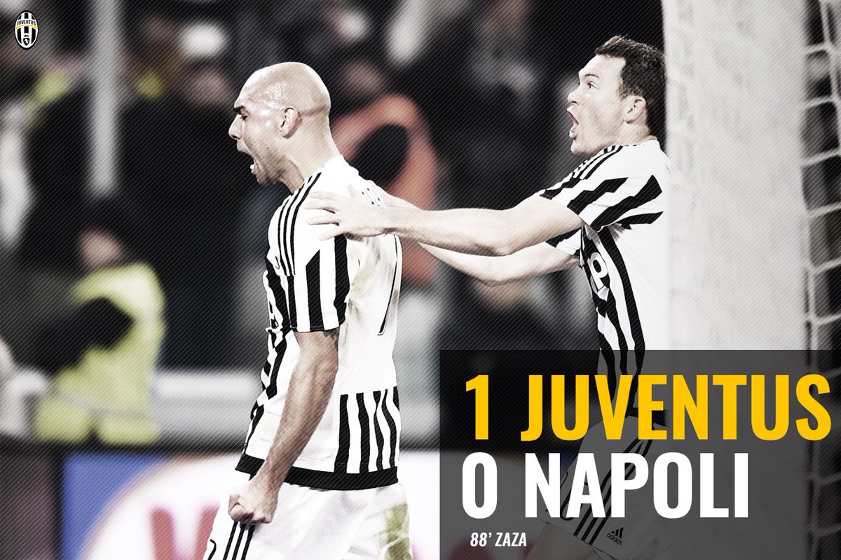 juventusfc's tweet photo. FULL-TIME: SORPASSO!!!!!!! 
#JuveNapoli #FinoAllaFine #ForzaJuve https://t.co/qzon9yKjIL