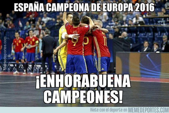 memedeportes's tweet photo. ¡Brutal la selección española de futsal!  https://t.co/eWoLJo1JEc https://t.co/Uk4qjFMBVI