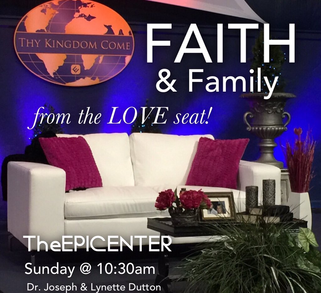iamDrDutton's tweet photo. #FaithInFebruary Series continues Sunday! @LynetteDutton joins me on #TheLOVEseat as we teach on #FaithAndFamily! https://t.co/u8vD8zqqdY