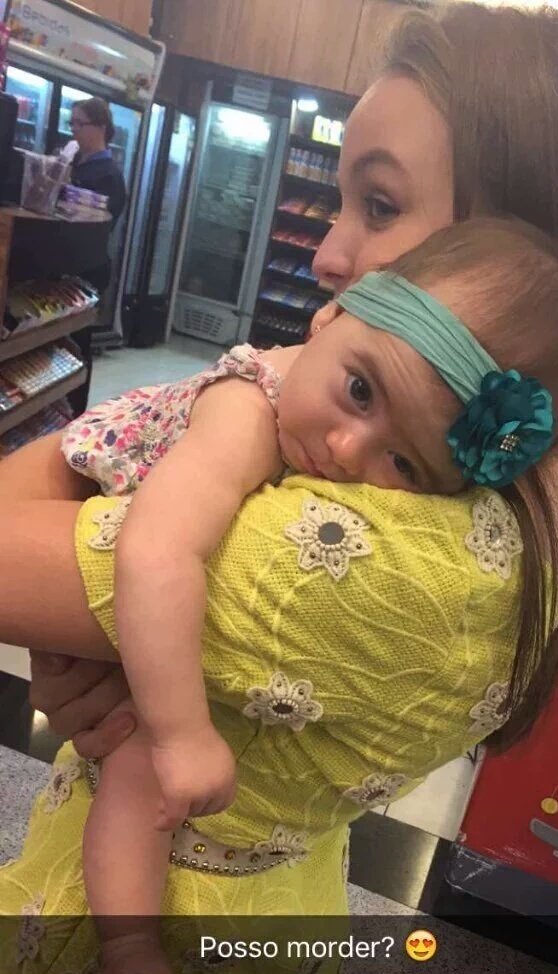 Posso minha pequininha linda te amo minha fillinha linda você é a razão de eu viver