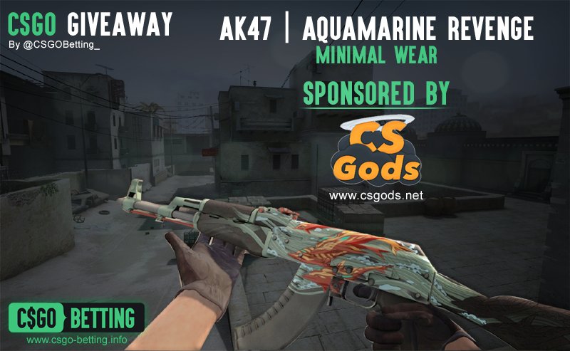 CSGOBetting_'s tweet image. Aquamarine Revenge (MW) giveaway sponsored by @CSGodsNet. Enter @ CSGO-Betting.info/giveaways  @GamerRTer @RegalRetweet.