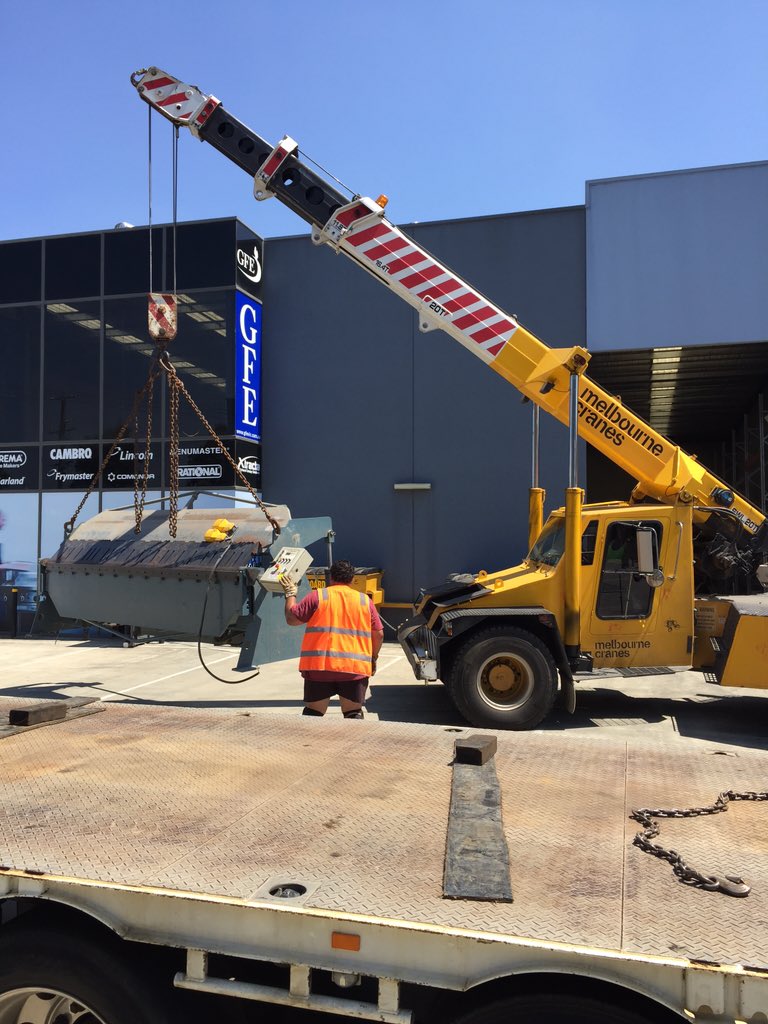 gfevic's tweet photo. On Friday we took delivery of our Sheetmetal machinery... All will be operational Monday! https://t.co/pFQ3W021nk