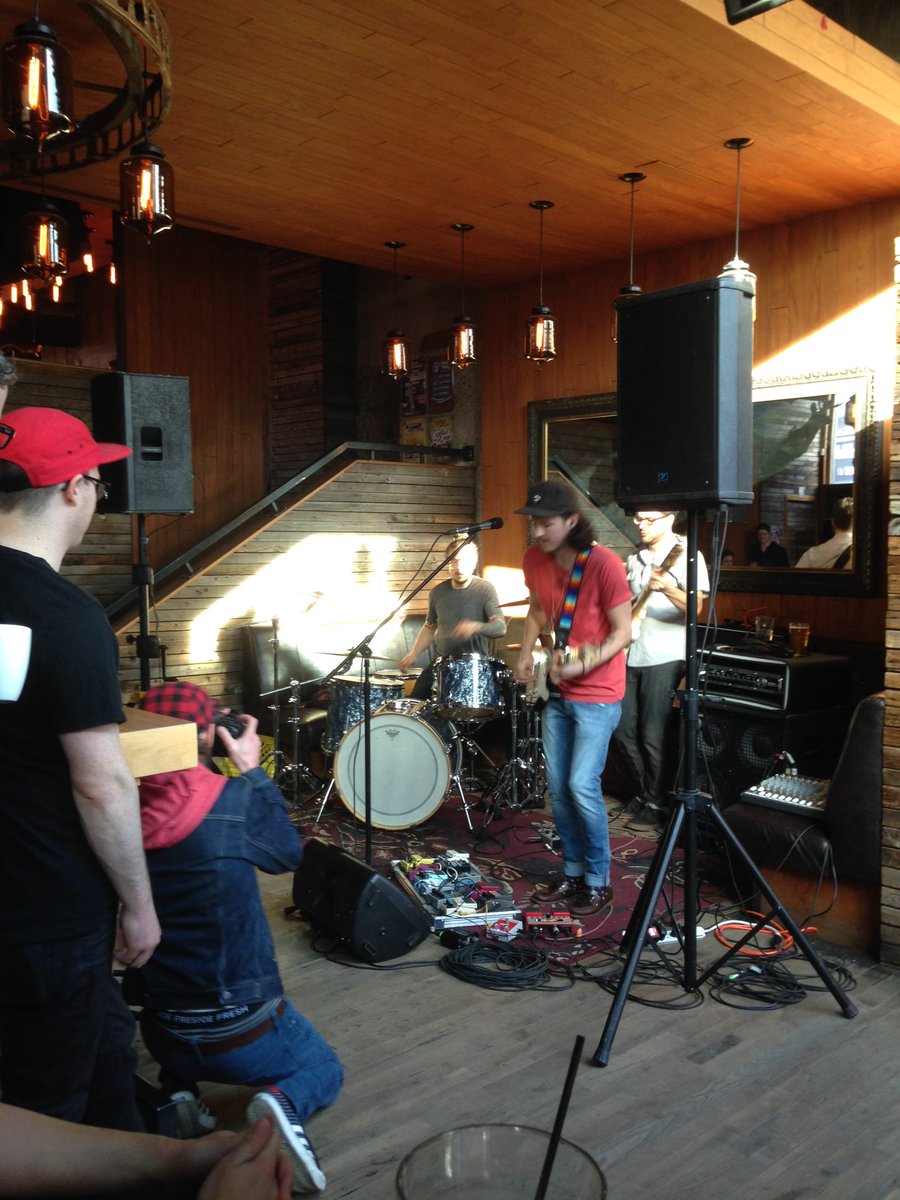 Sunglaciers rocking out the afternoon at <a href="/Local510/">Local 510 Tavern</a>! Come hang with us!