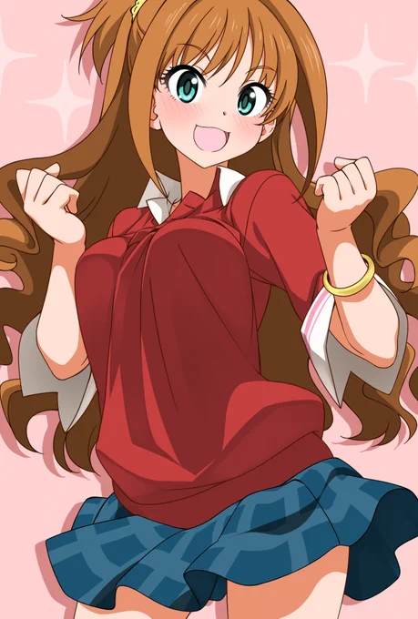 昨日のワンドロに描き始めたのにノロノロ描いてたら朝になっちゃった日野茜ちゃんです。 