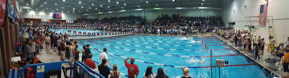 Check out this panorama from the High School State Championship Swim Meet 2016! #CentennialSportsplex