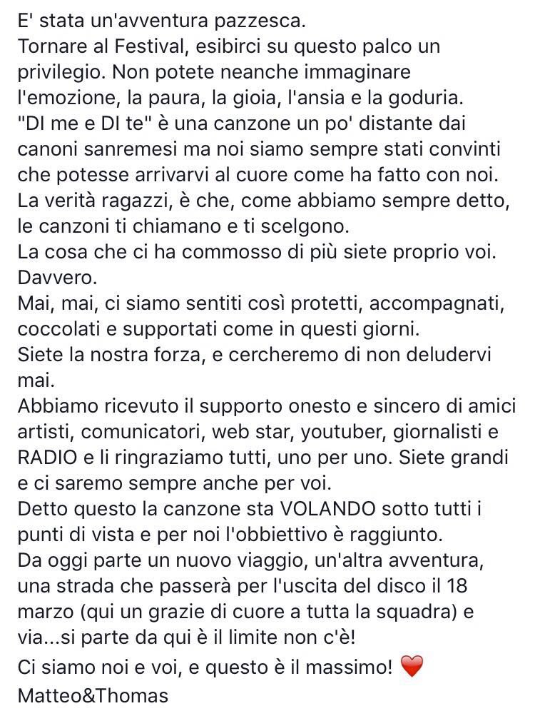 zeroassoluto's tweet photo. GRAZIE! ❤️ https://t.co/Yn9tqabCJR