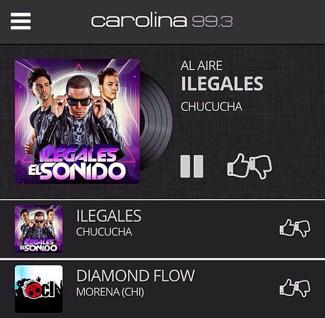 EGPanda's tweet photo. #Chucucha @ilegalesoficial @radiocarolina 🇨🇱 https://t.co/dYoqjFNFQ2