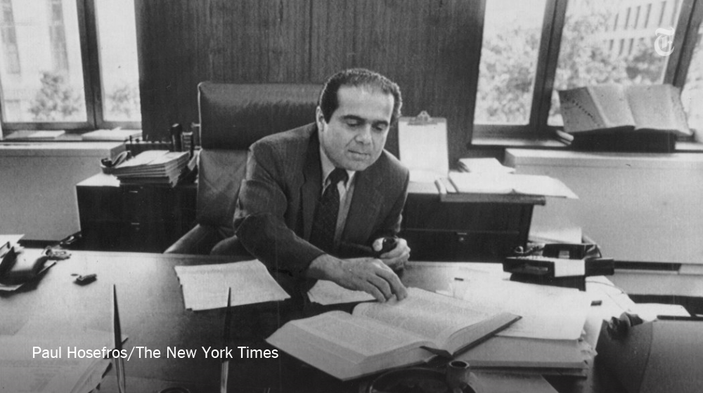 nytimes's tweet image. Justice Scalia was found dead this morning. The cause of death was not immediately released. nyti.ms/1PTURUY