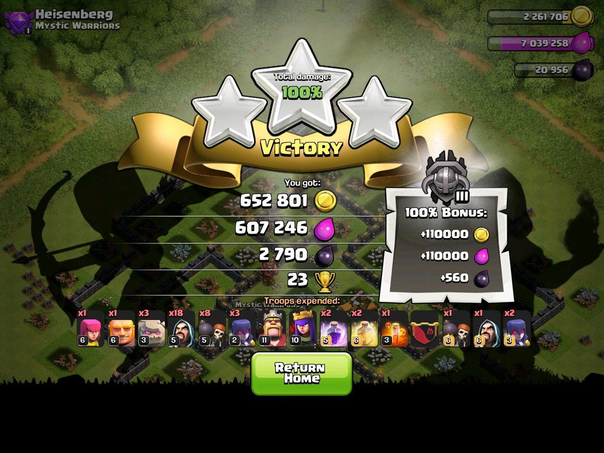 DeletedMessage's tweet image. Look at what I just hit! @ChiefPat @ClashofClans