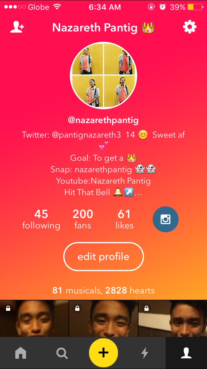 onlyfans_zan's tweet photo. Finally Haahaha Happy Valentines Guys Follow Me. ---->> nazarethpantig on musically #OneFam #FilipinoMusically https://t.co/yPHSHNzTtt