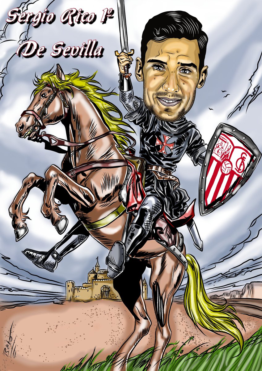 bitocomicsSFC's tweet photo. ilustración de @sergiorico25 un tanto peculiar que la disfruteis, un abrazo @SevillaFC https://t.co/dnvYDZDFHR