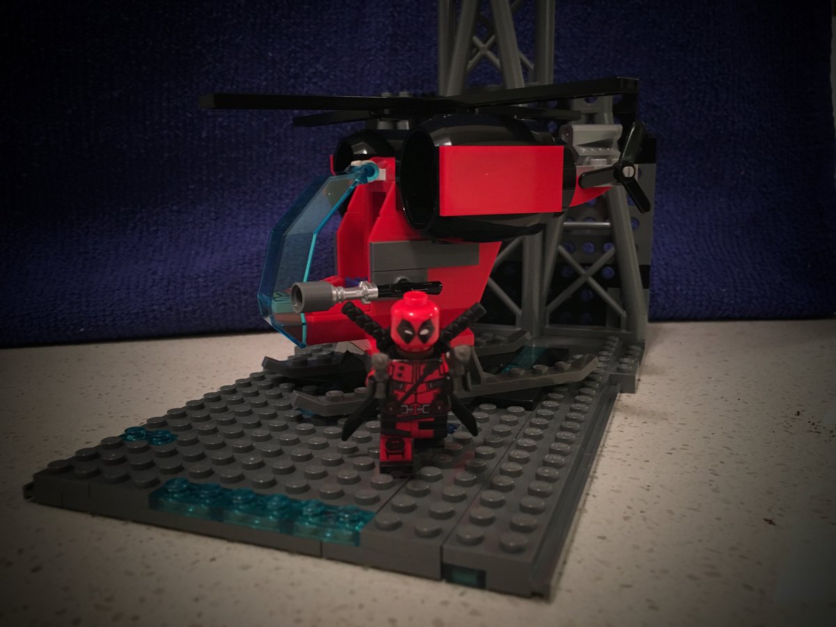 bandit2037's tweet photo. @VancityReynolds I think Deadpool needs a sweet ride, something like a helicopter.  Behold, the WhirlPool! https://t.co/ANpIcK8Htt