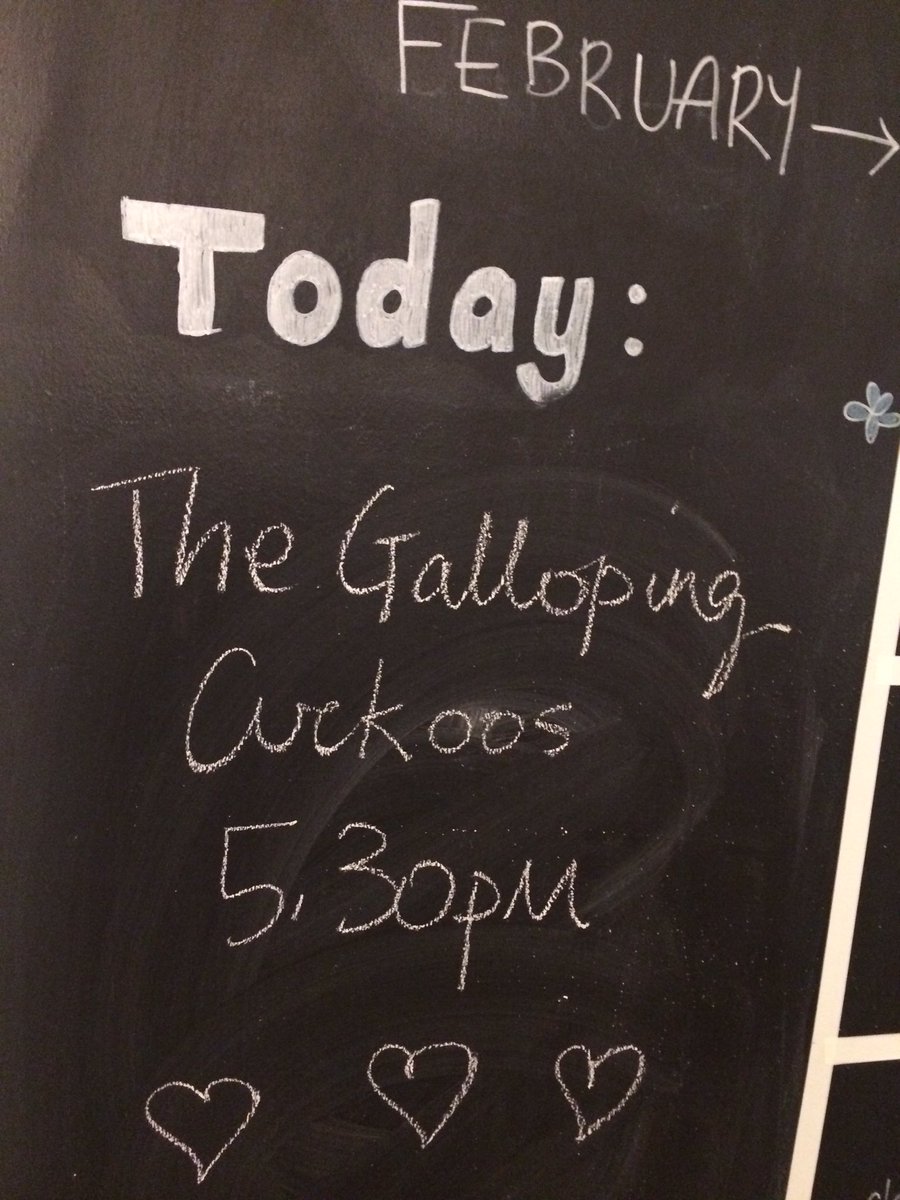 GallopingCuckoo's tweet photo. HUGE thankU to every1 who came out to #lovetravellerstour tonight. Great audience. Until next time...#ValentinesDay https://t.co/pB5UAJumuc