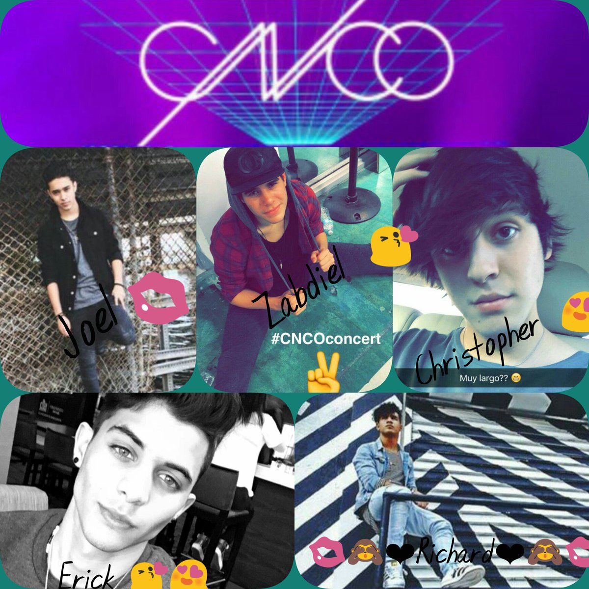 Zeltzin_Lynch's tweet photo. #CNCO2months  @CNCOmusic  @lumnayofficial @itsjoelpimentel @ErickBrianColon @christophervele @zabdiel1344  😍😘❤❤👌👌 https://t.co/8Xlivt2Fkf