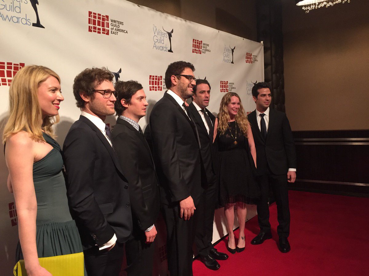 wearefsociety's tweet photo. Traded the black hoodies for black ties for the WGA Awards!! #mrrobot @whoismrrobot @samesmail https://t.co/dYEEQJHF5R