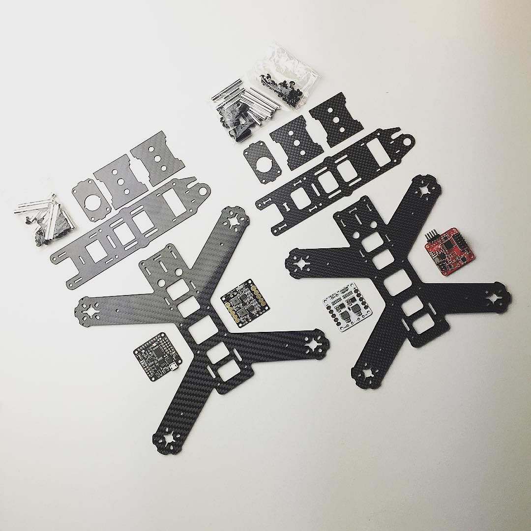 qualitydrones's tweet image. Yehs, onderdelen voor twee nieuwe #quadcopters druppelen binnen. Start met frame #lisam #LS180 en #LS210 en #naze32…