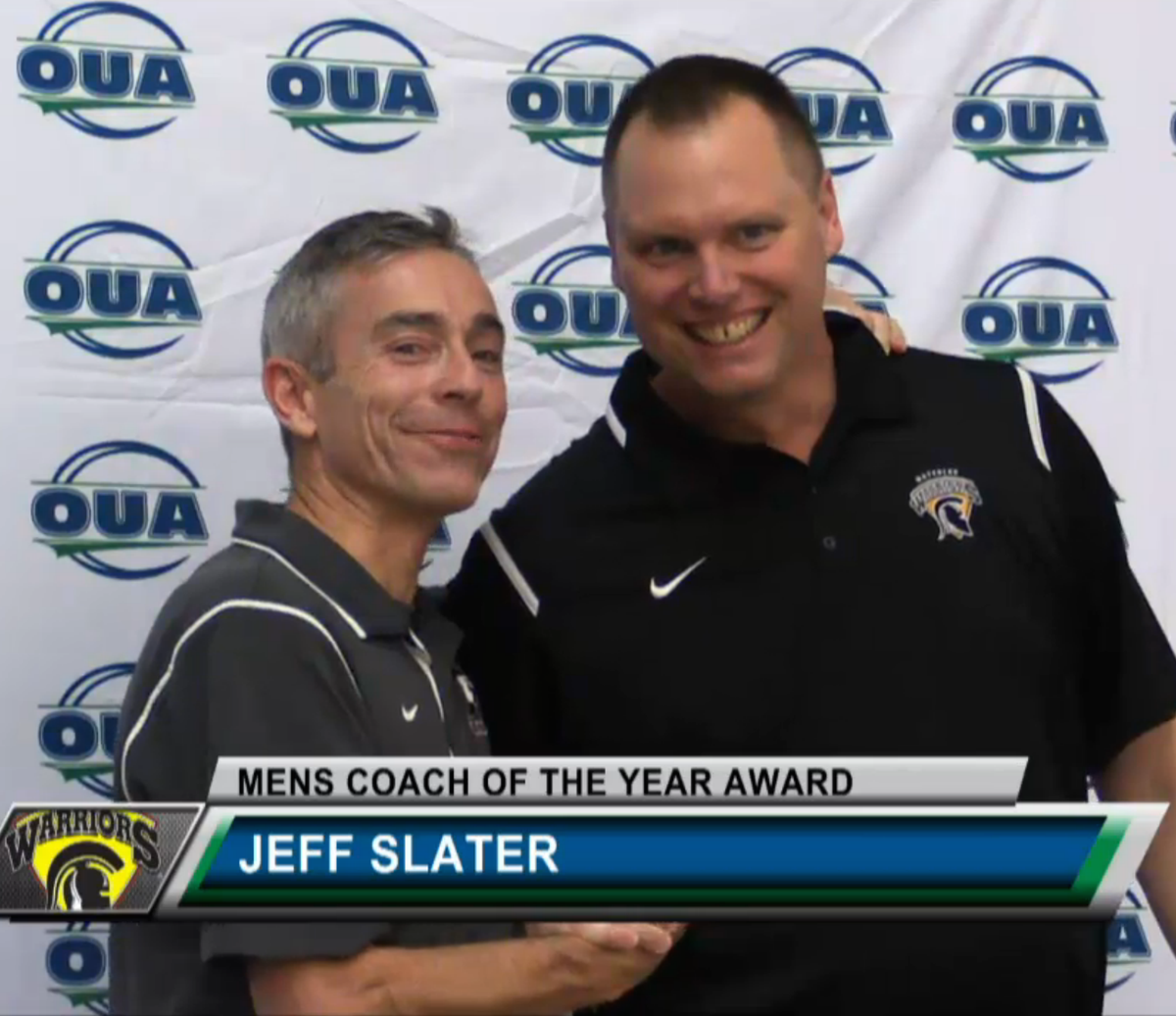 WesternMustangs's tweet photo. SWIM: @OUAsport men's Coach of the Year Award goes to the @WlooWarriors Jeff Slater! https://t.co/Bh3tTtmw0Y