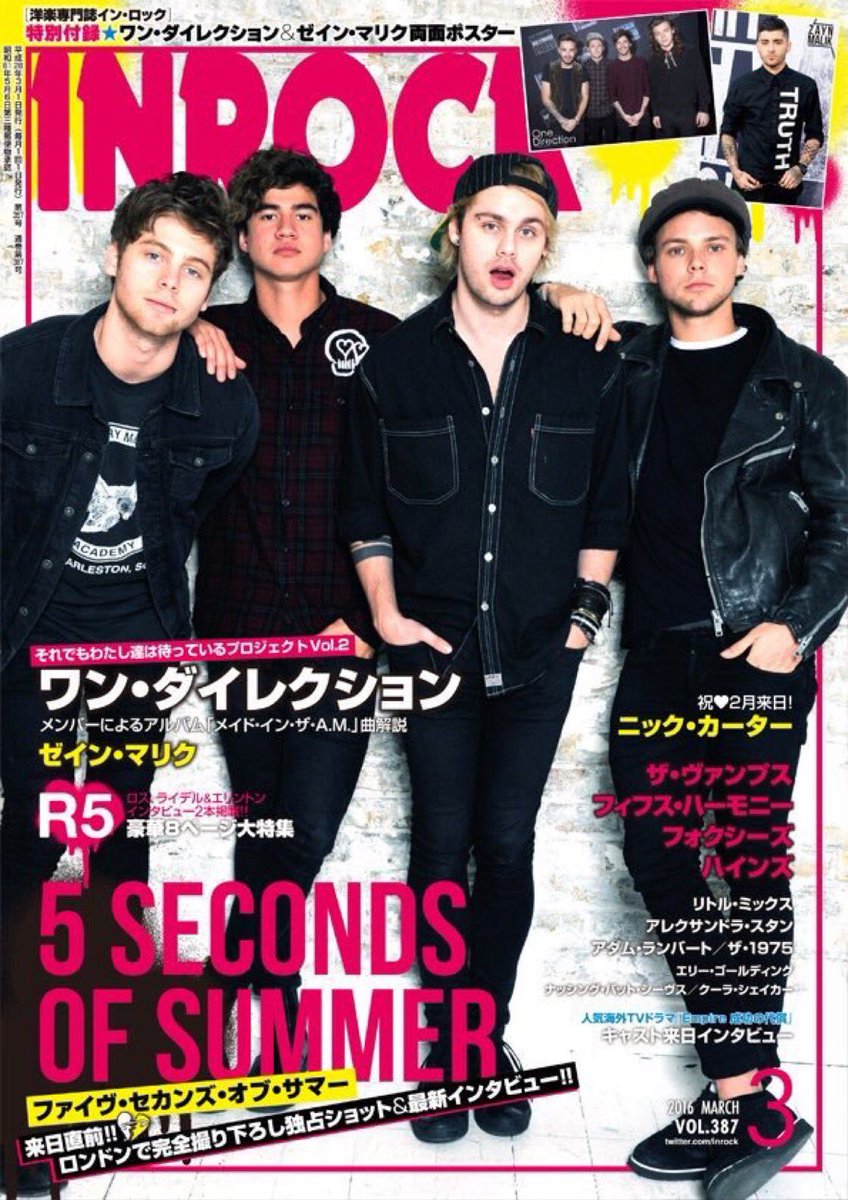 5SOSLocate's tweet photo. 5SOS for InRock Japan! || @Our5SOSUpdatesx https://t.co/I17f12kjMZ