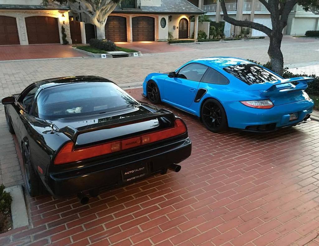 OnlyCarrera's tweet photo. Always love the NSX! #Porsche #ByDesign #Sambo #SamboTT #PorscheTurbo #997TT #68mm #nsx #acuransx #gt2 #gt2rs https://t.co/0waXjuXkUD