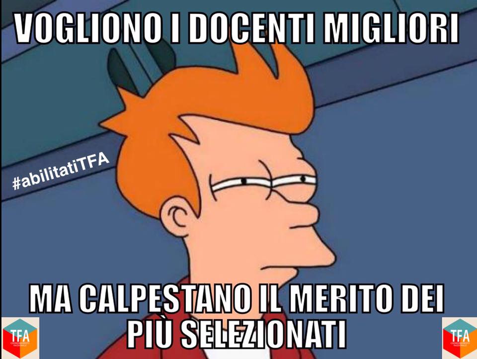 mimca85's tweet photo. #abilitatiTFA hanno vinto un concorso a tutti gli effetti per..  rifare un concorso! #noalconcorso #tfaingae https://t.co/0A2udK7yQk