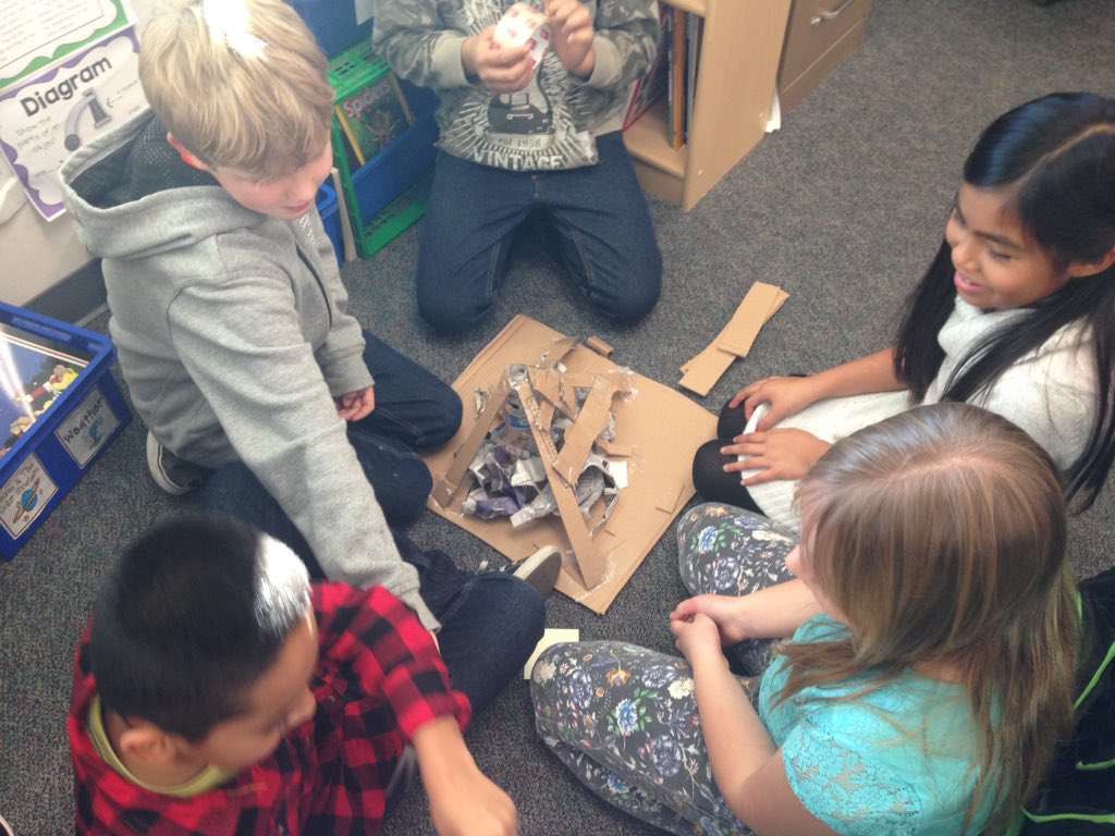 Browncrew18's tweet photo. Volcano making! #4thgrade https://t.co/OGQksqjpah
