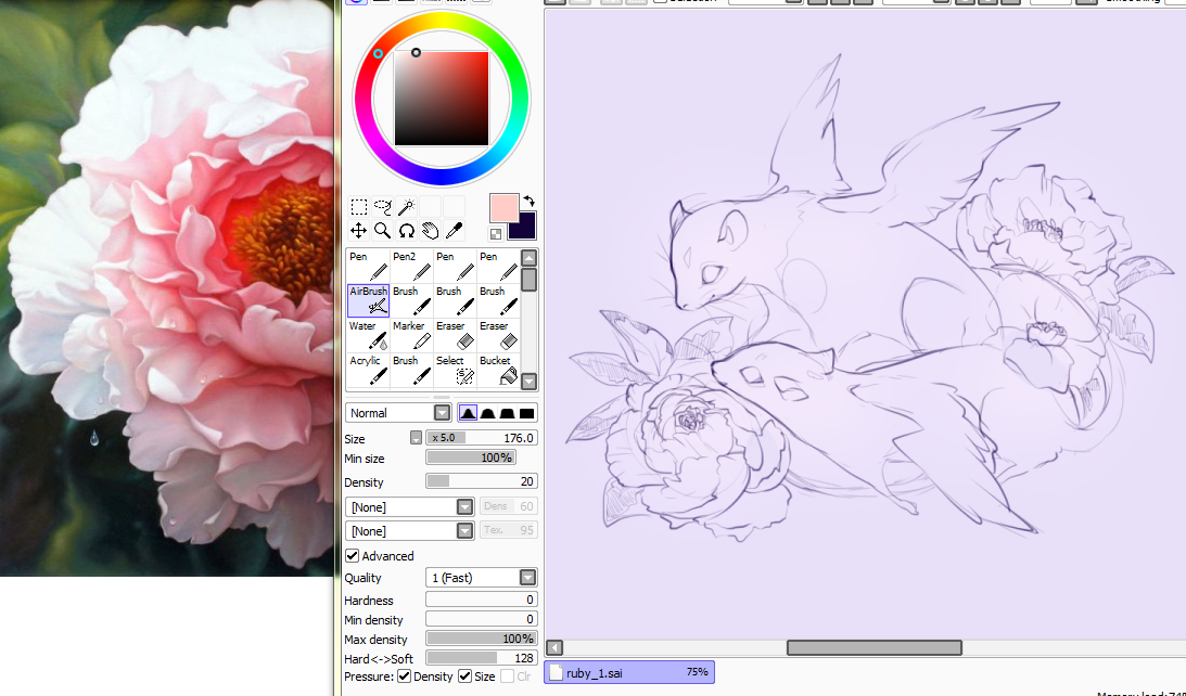 crowcourier's tweet photo. IM DONE WITH THE SKETCH @venhediis i added flowers bc i wanted to balance it but tell me if u like it better w/o https://t.co/LJv3zMStSA