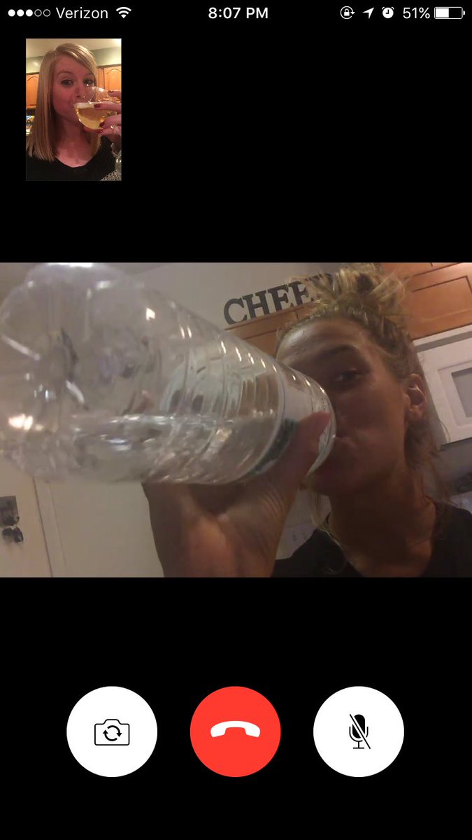 katie__lyons's tweet photo. When you're in different time zones 👭🍷 @brizz33y https://t.co/XGntEEyJ5b