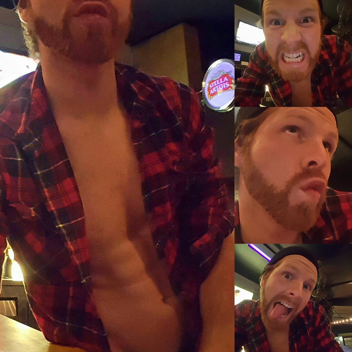 SkinwarsKyle's tweet photo. #Bartending @SavoyOrlando tonight as your #sexy #naked #lumberjack on the #patio #HappyValentinesDay #SingleAndFun https://t.co/BXwH5fV7cm