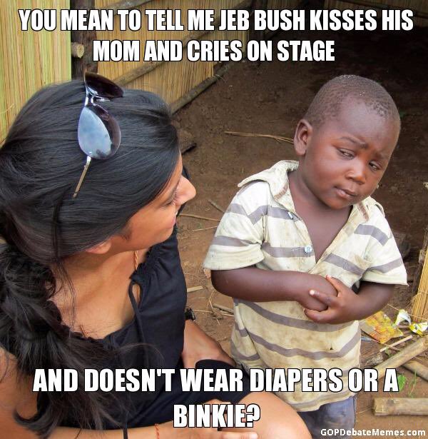 amlphx's tweet photo. @GOPDebateMemes @JebBush @amschultz71 https://t.co/1Qhavk4dTt