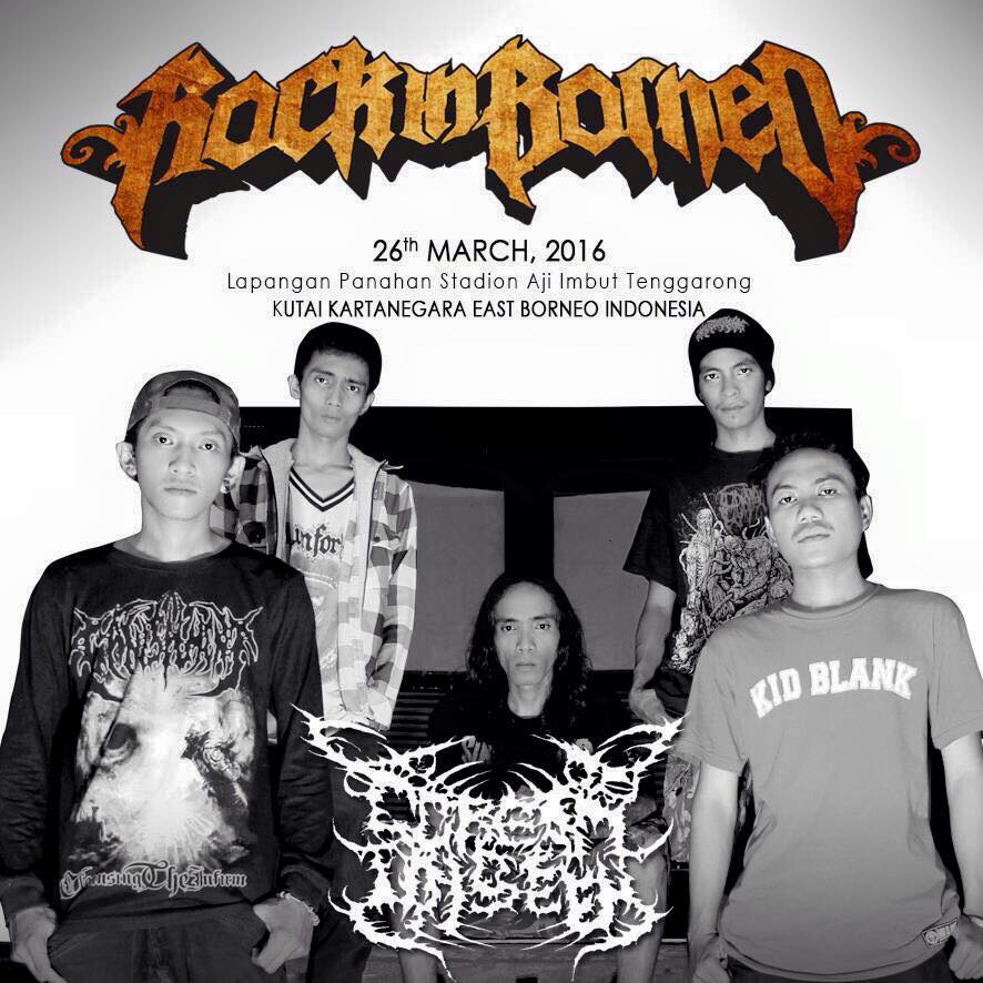 Scream Unseen sebuah unit slaming death metal dari Bakungan Kutai Kartanegara u/ #RIB2016 #Rockinborneo2016 #Victory