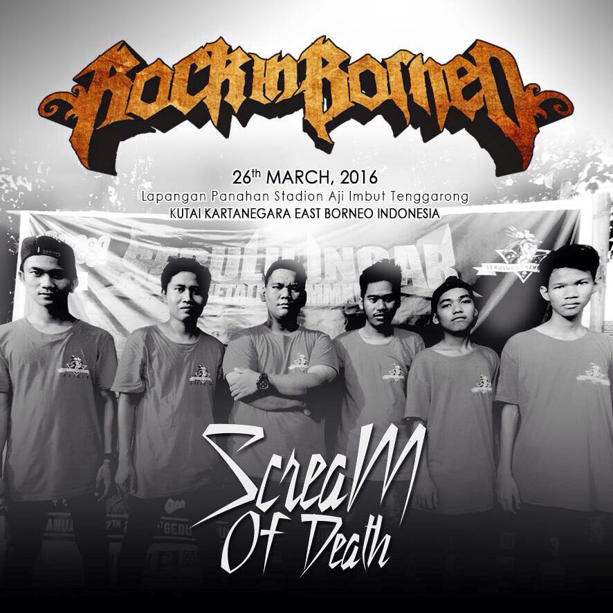 Dari hulu sungai Mahakam mengirimkan unit metal berbahaya, <a href="/Sod_Sebulu/">Scream Of Death</a> u/ #RIB2016 #Rockinborneo2016 #Victory