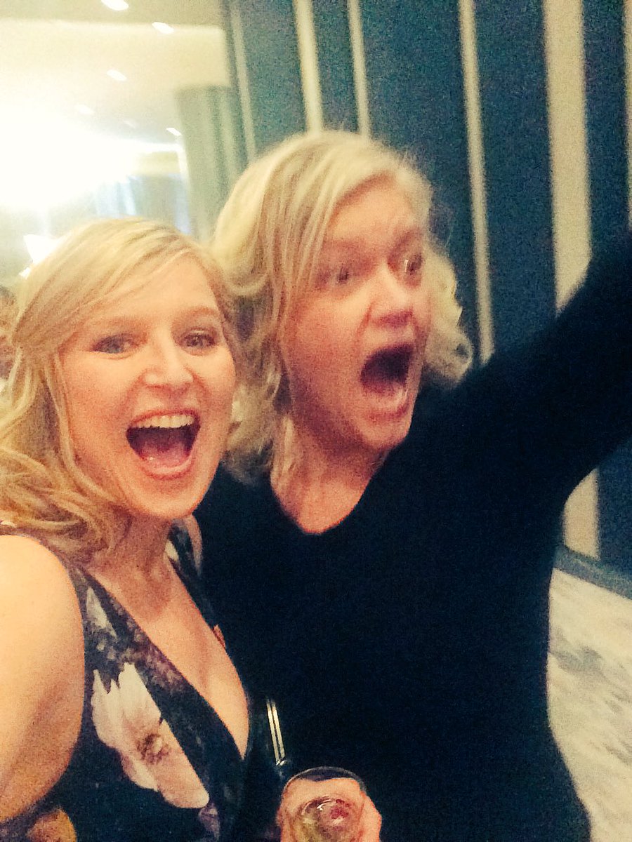 GourmetGlee's tweet photo. The moment @chandragruber saw @DeRushaJ at @RedDressMN! #GoRedMN and follow @stjudemedical https://t.co/Mn95UWFdJu