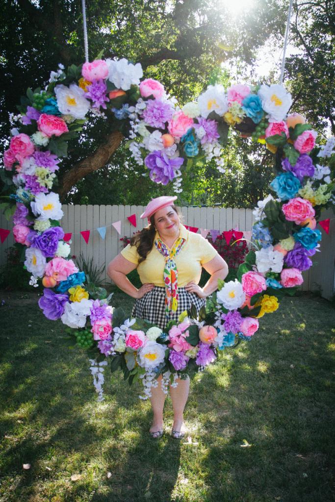 A floral garland enveloping @aidybryant = our screen's valentine. Pre-order 'Darby Forever.' vim.io/1ZPz0ER
