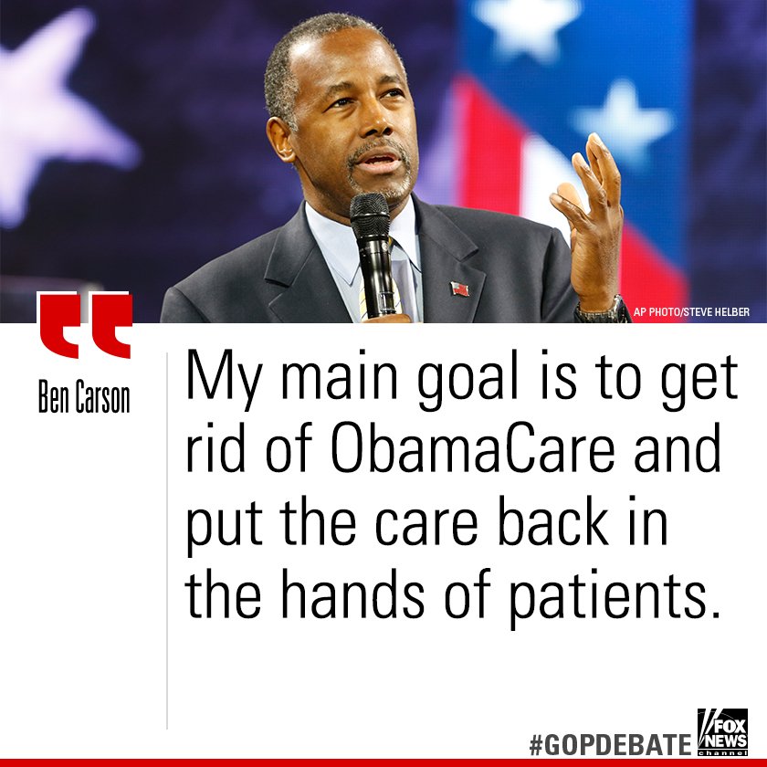 FoxNews's tweet photo. What do you think of @RealBenCarson's comments? #GOPDebate https://t.co/YVG4hyd0U2