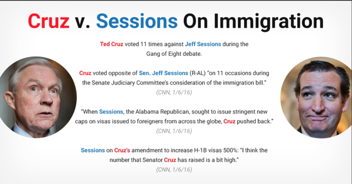 jahanwilcox's tweet photo. ICYMI: @TedCruz v. @JeffSessions On Immigration https://t.co/6V7tE8PgCq #GOPDebate https://t.co/nWEAJVYXdY