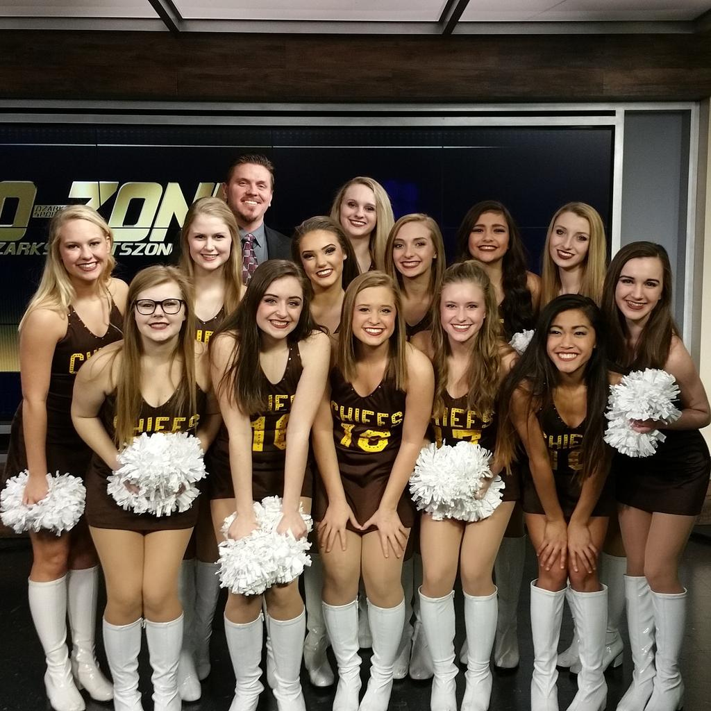 OzarksOzone's tweet photo. Special appearance by our dance poll winners on the O-Zone, 9:30 CW! Plus Lady Bears, C of O, Crane Sr Night &amp; more https://t.co/JygLRdS2dK