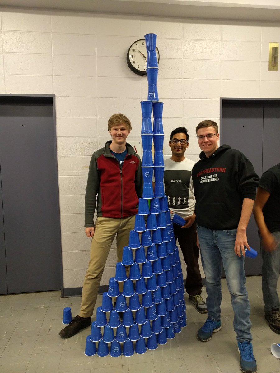 MLHacks's tweet photo. Congrats to Team J for winning cup stacking at @make_cu #makecu https://t.co/BCTovVEimz