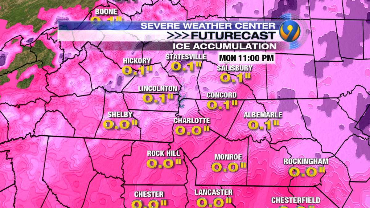 JohnAhrensWSOC9's tweet photo. no, these colors are NOT in honor of #ValentinesDay (props to @GilliganWSOC9 for letting me steal that :) #CLTIce https://t.co/N13szzfZSK