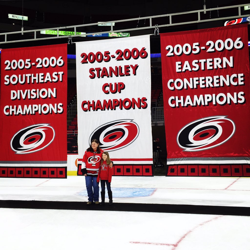 Canes's tweet photo. Fans got to take pictures with the #CanesCup banners tonight as part of Snap Shot Saturday pres. by @FOXSportsCR. https://t.co/7qfG2gh5ao
