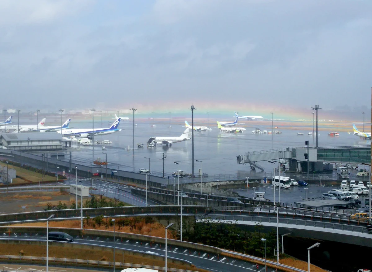 羽田空港で撮られた奇跡の一枚が美しすぎると話題に！！
