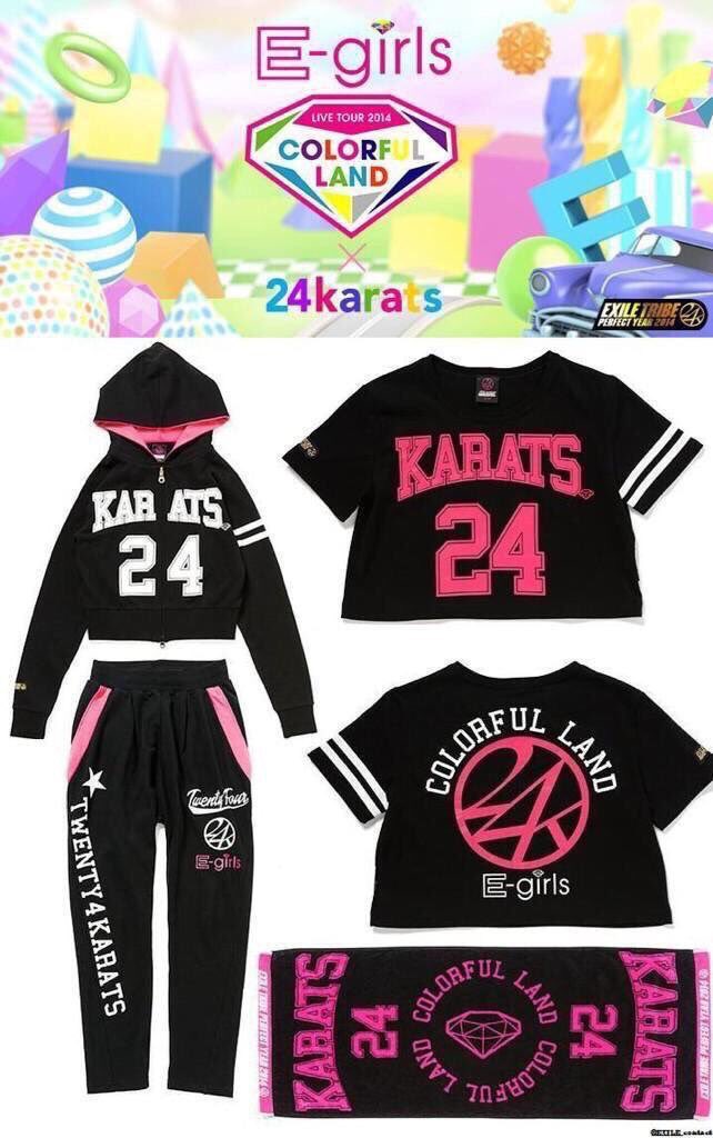 E-girls Flower 花時計 ツアー ジャージ Lサイズ | www.jarussi.com.br