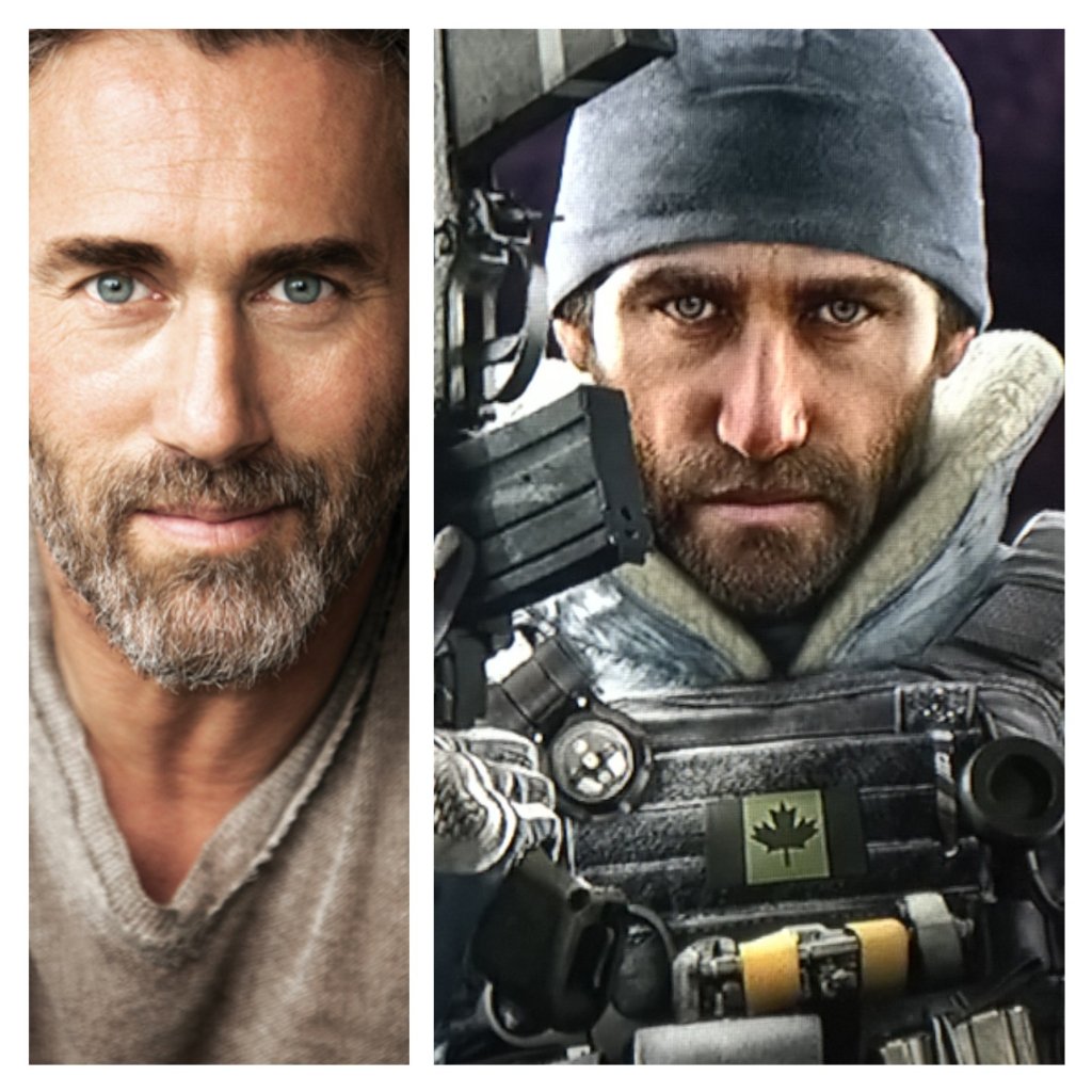 Lainesse's tweet photo. C'est officiel. Le nouvel opérateur de #R6Siege, c'est Roy Dupuis!!!! @UbisoftMTL @UbisoftCanada https://t.co/ySB2Midng5