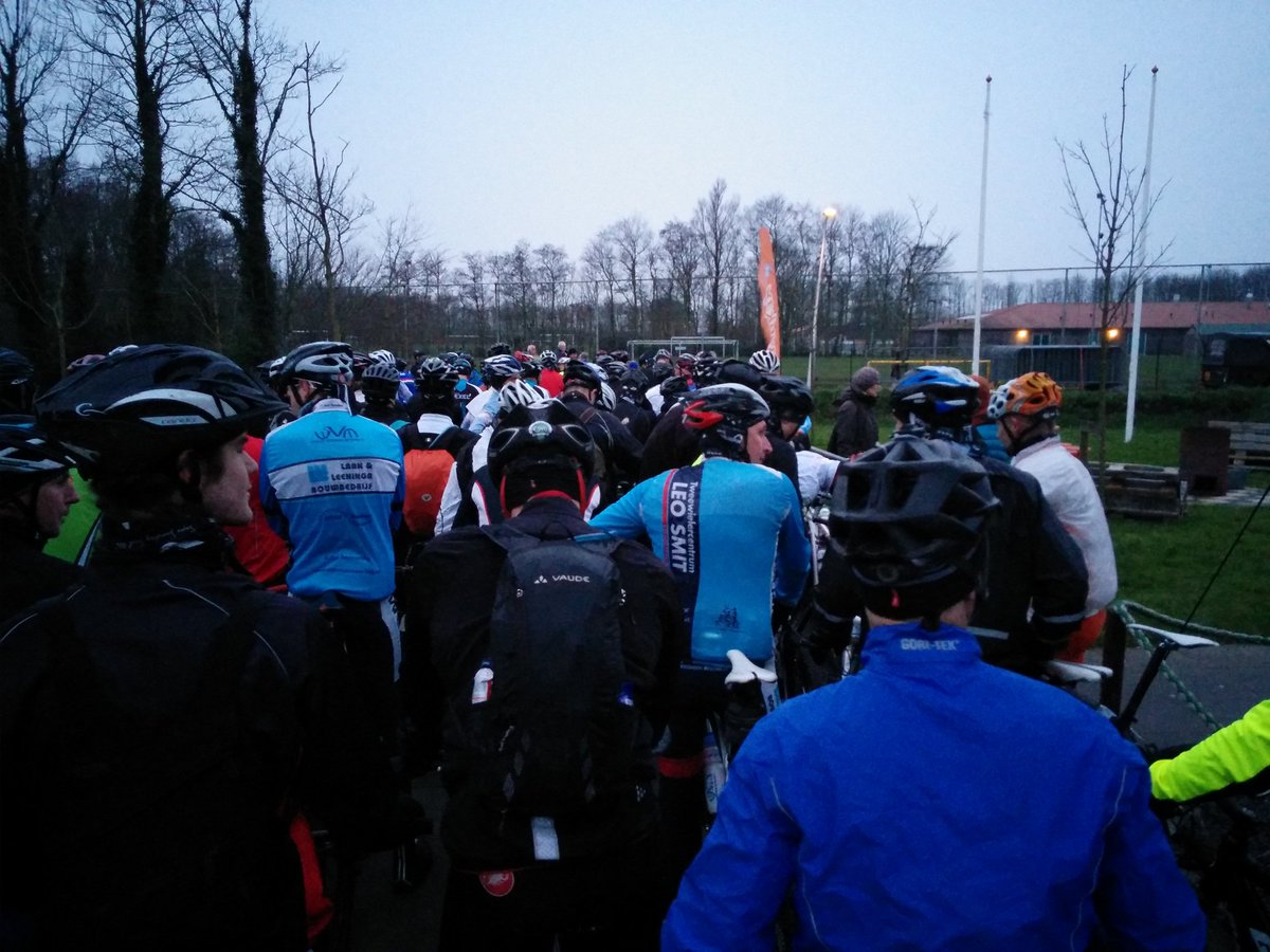 Opstellen voor start #Supersunday